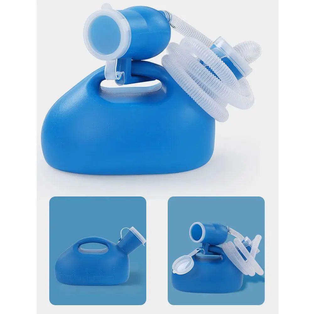 Portable Urinal Bottle 2000ml with Lid & Extension Tube