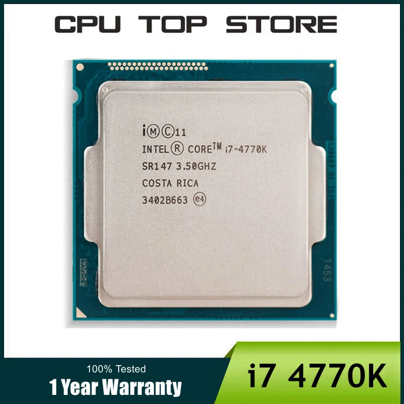Intel Core i7-4770K LGA 1150 3.5GHz Quad-Core Desktop CPU