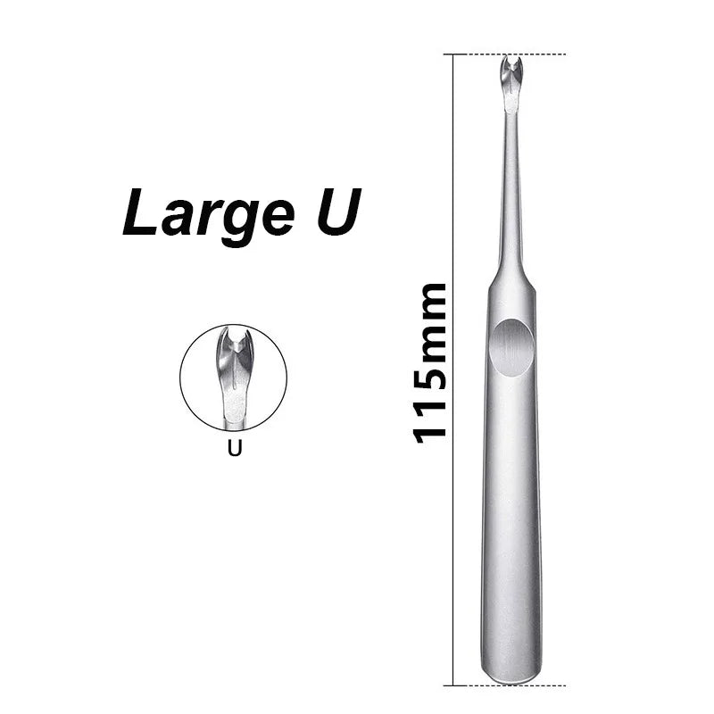 U & V Leather Groover Skiving Tool Kit – 4-Piece Stainless Set
