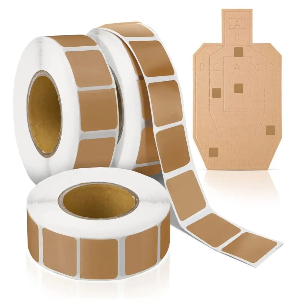 1000-Pack Self-Adhesive Square Shooting Target Pasters