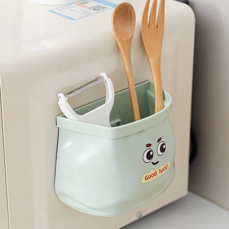 Magnetic Refrigerator Storage Box | No-Drill Kitchen Organizer