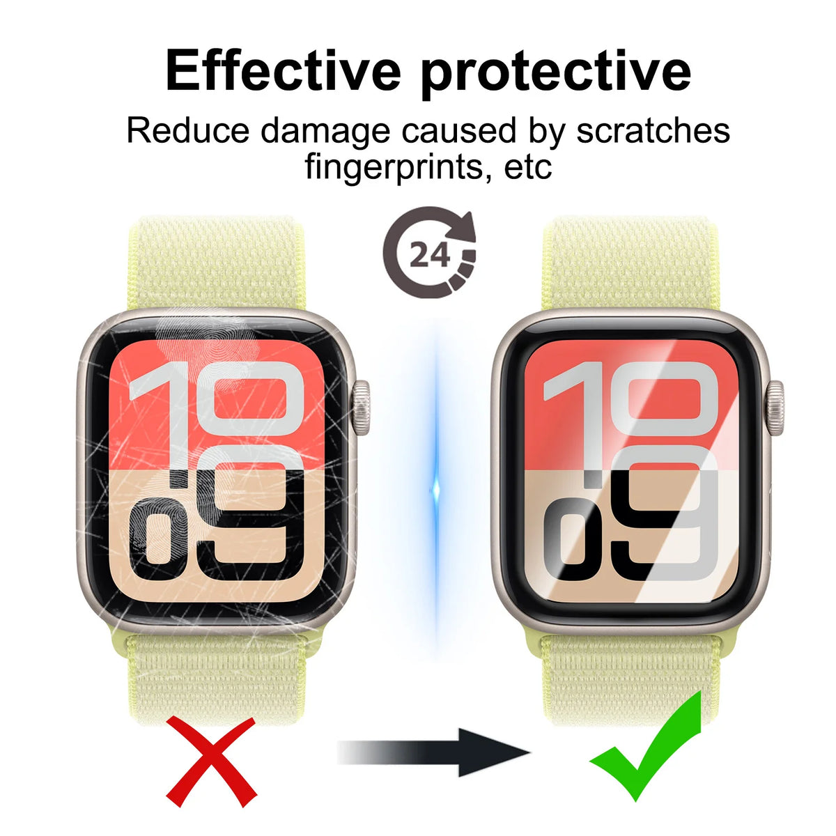 Apple Watch SE3 40mm 44mm HD Clear Screen Protector Kit