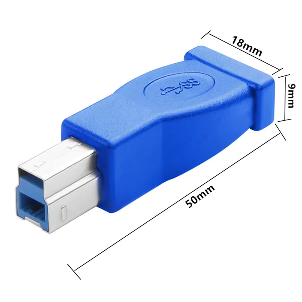 USB-C Female to USB 3.0 B Male Adapter | 5Gbps Data Transfer