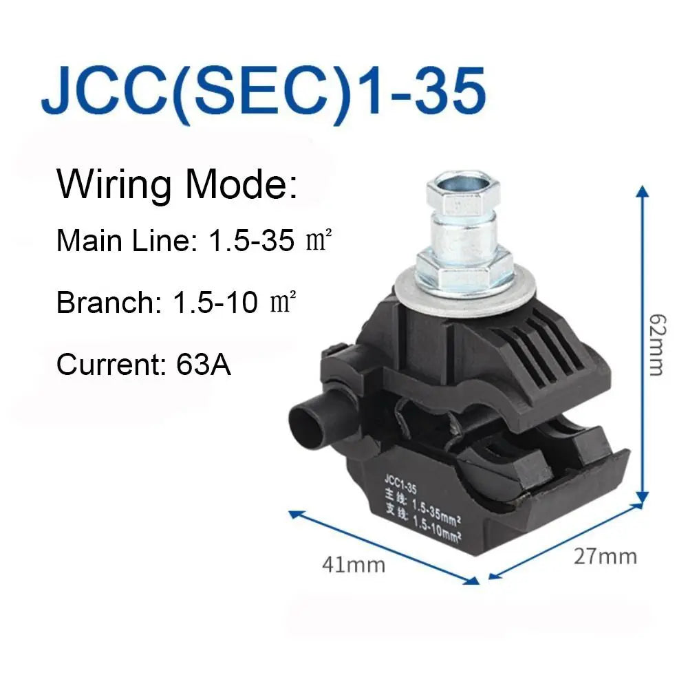 63A/75A Insulation Piercing Connector – No-Strip Cable Clamp