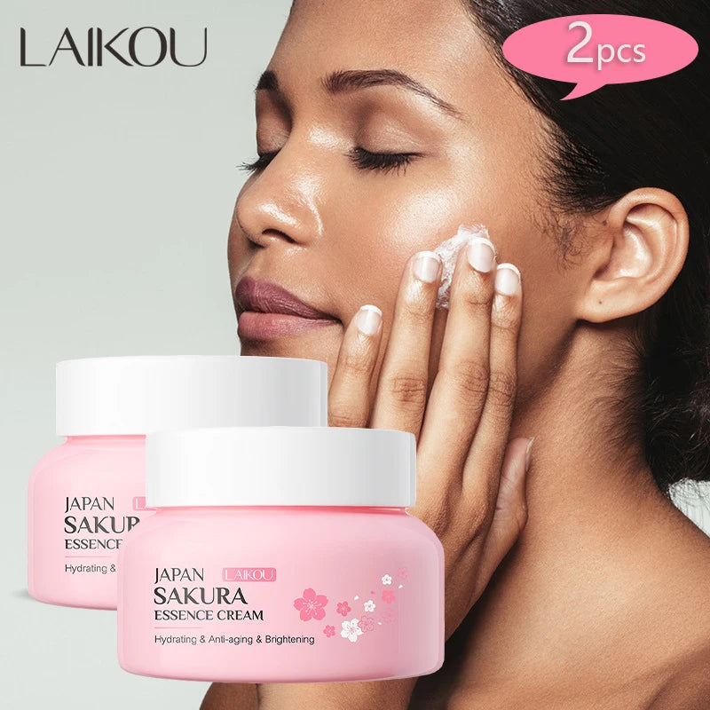 LAIKOU Sakura Essence Face Cream 2-Pack – Moisturizing & Nourishing