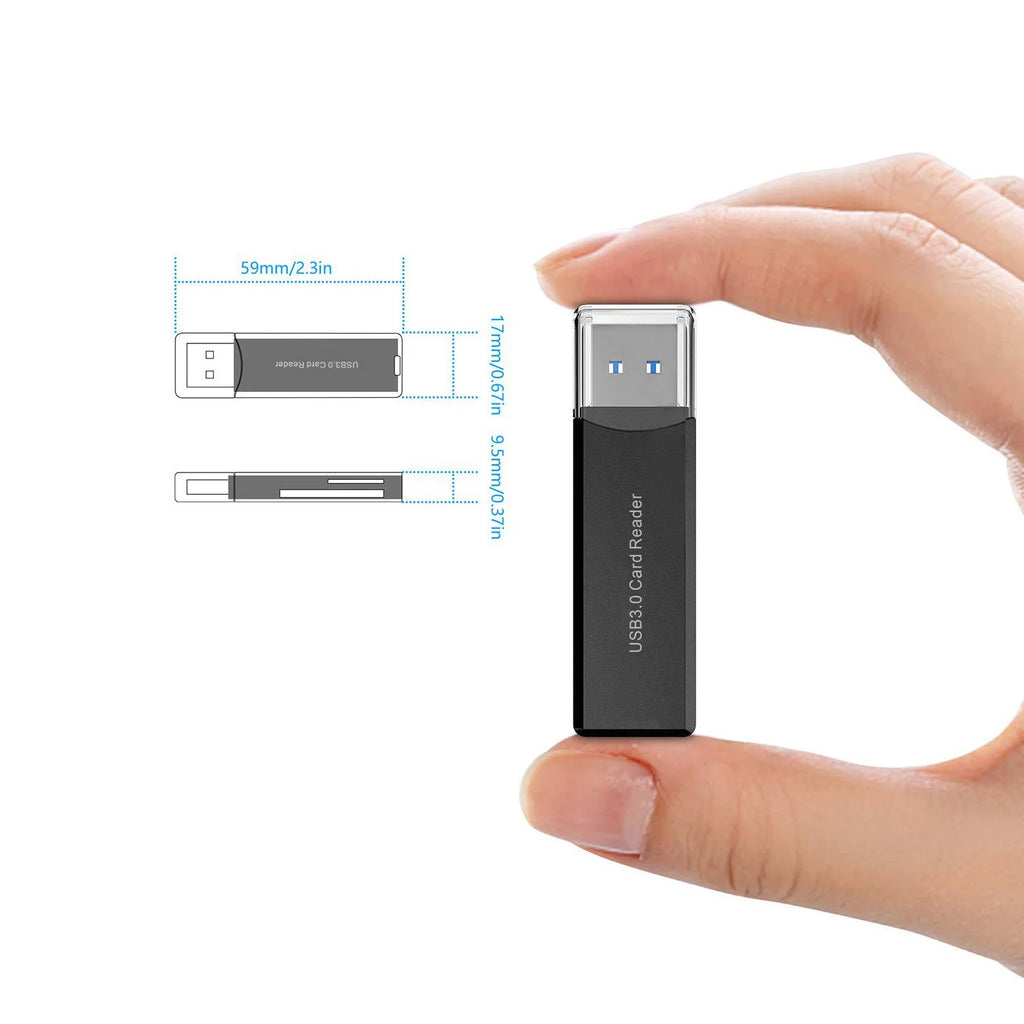 USB 3.0 Multi-Card Reader – SD, Micro SD, TF, SDHC, SDXC