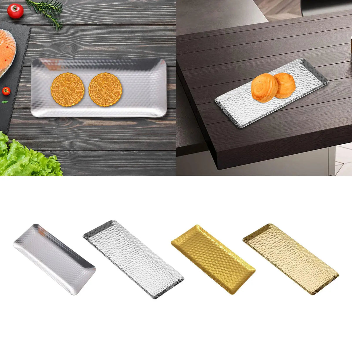 Kesoto Multipurpose Vanity Serving Tray – Kitchen & Bathroom