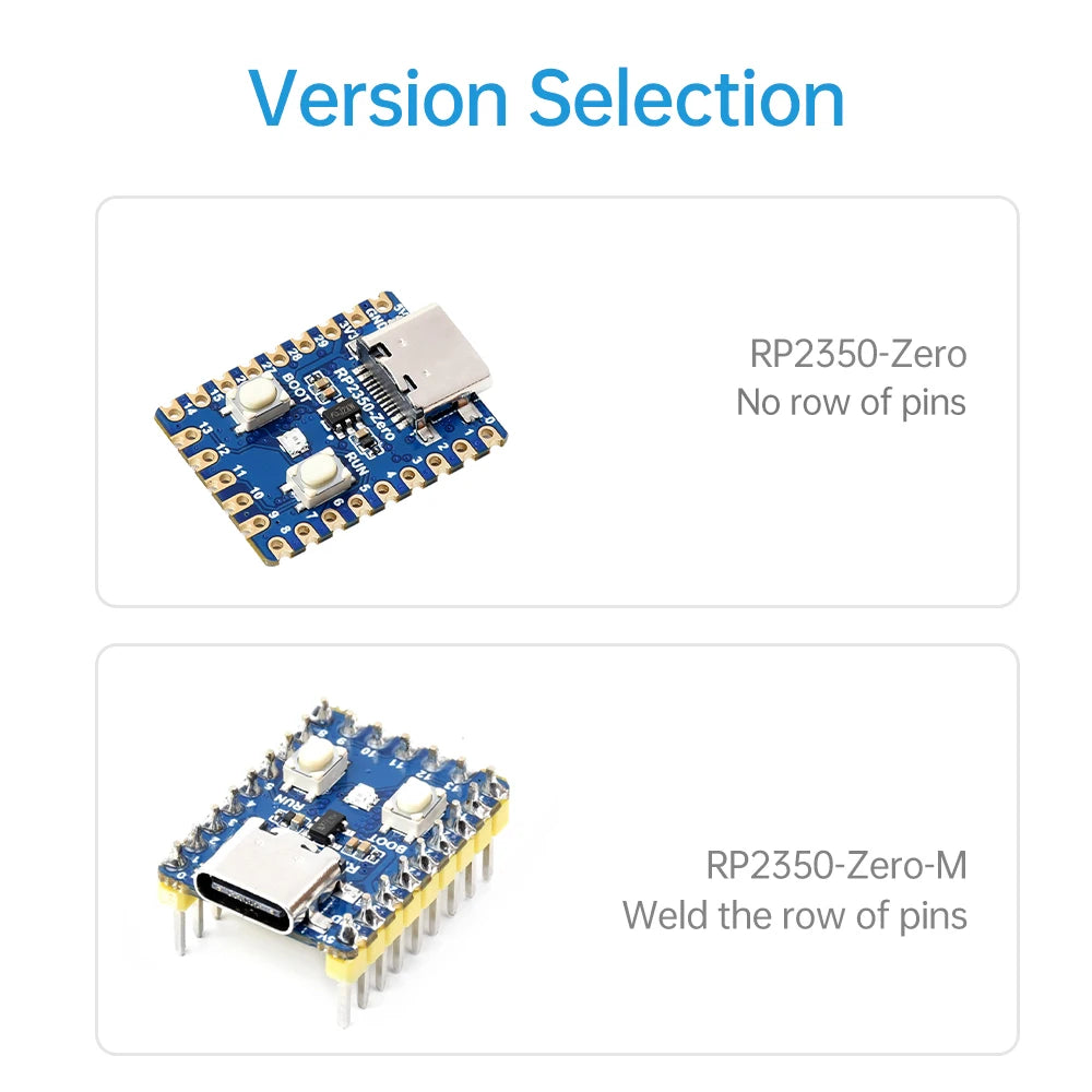 RP2350-Zero Mini Dev Board – RP2350A Dual-Core Type-C