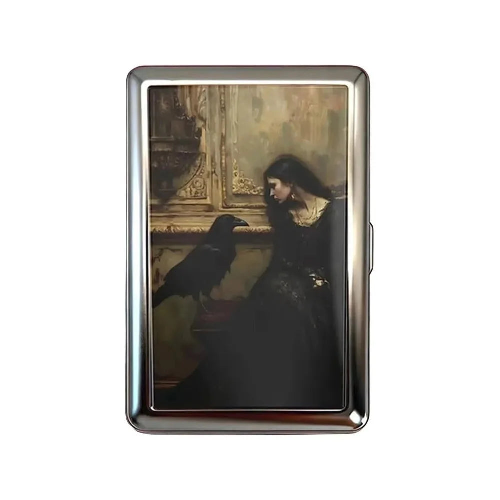 Vintage Metal Snap Card Case – ID & Credit Card Holder