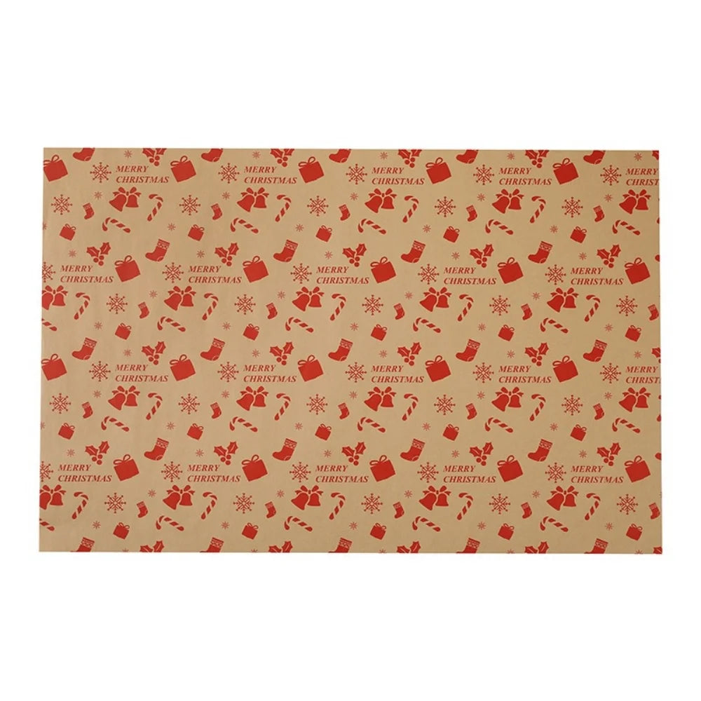 Christmas Gift Wrapping Paper 50x74cm – Festive Holiday Wrap