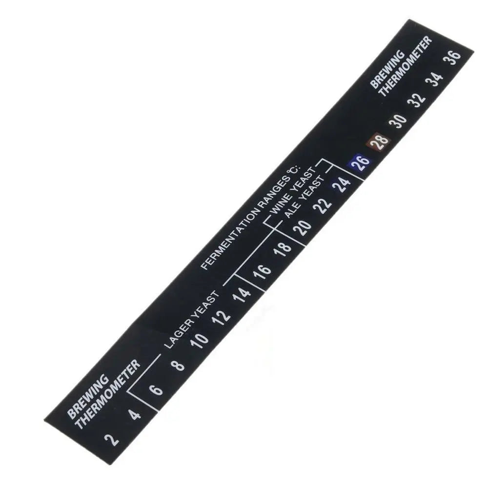 Digital Fermenter Thermometer Strip 2–36°C | Brew Sticker