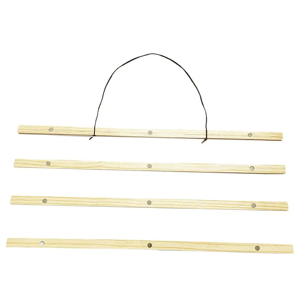 Handmade Wood Poster Hanger Frame | Wall Art Display