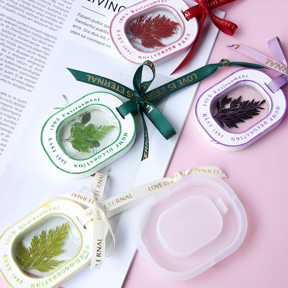 Silicone Pendant Mold – Round & Oval DIY Hanging Craft Molds