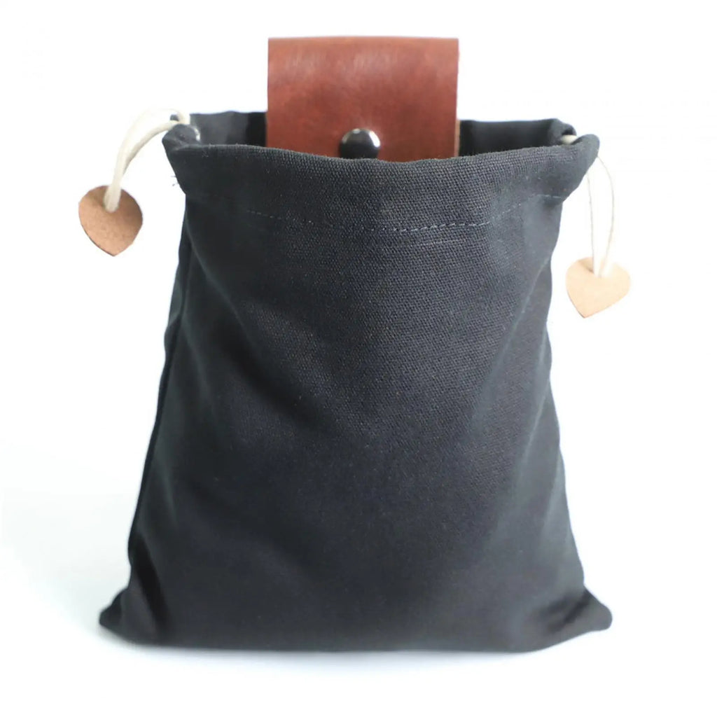 Foldable Canvas Foraging Bag – Waterproof Waist Pouch 3-Pack