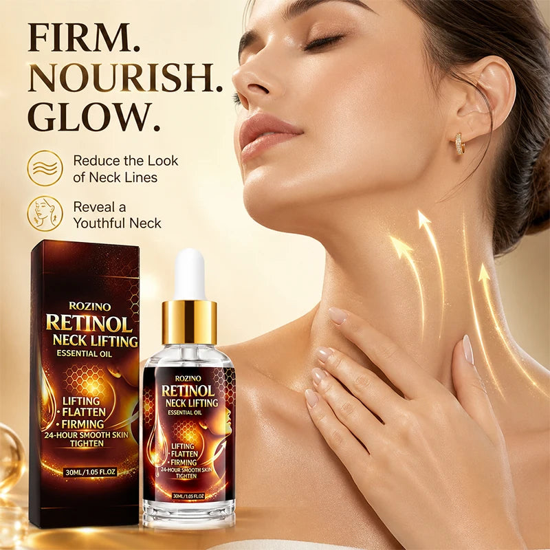 ROZINO Retinol Neck Smoothing Essence Oil | 30ml Serum