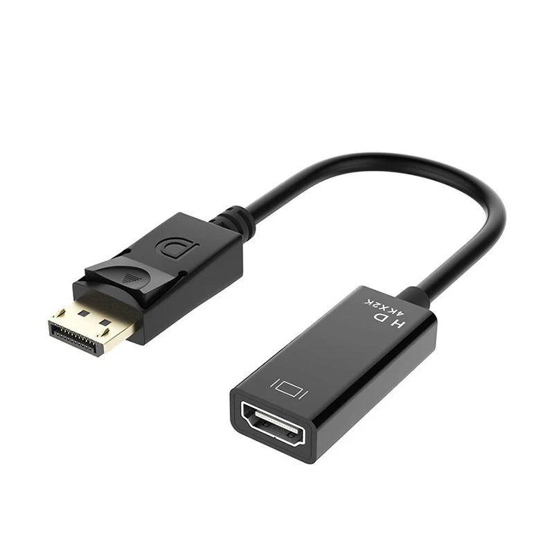 4K DisplayPort to HDMI Adapter | DP Male to HDMI Female Converter