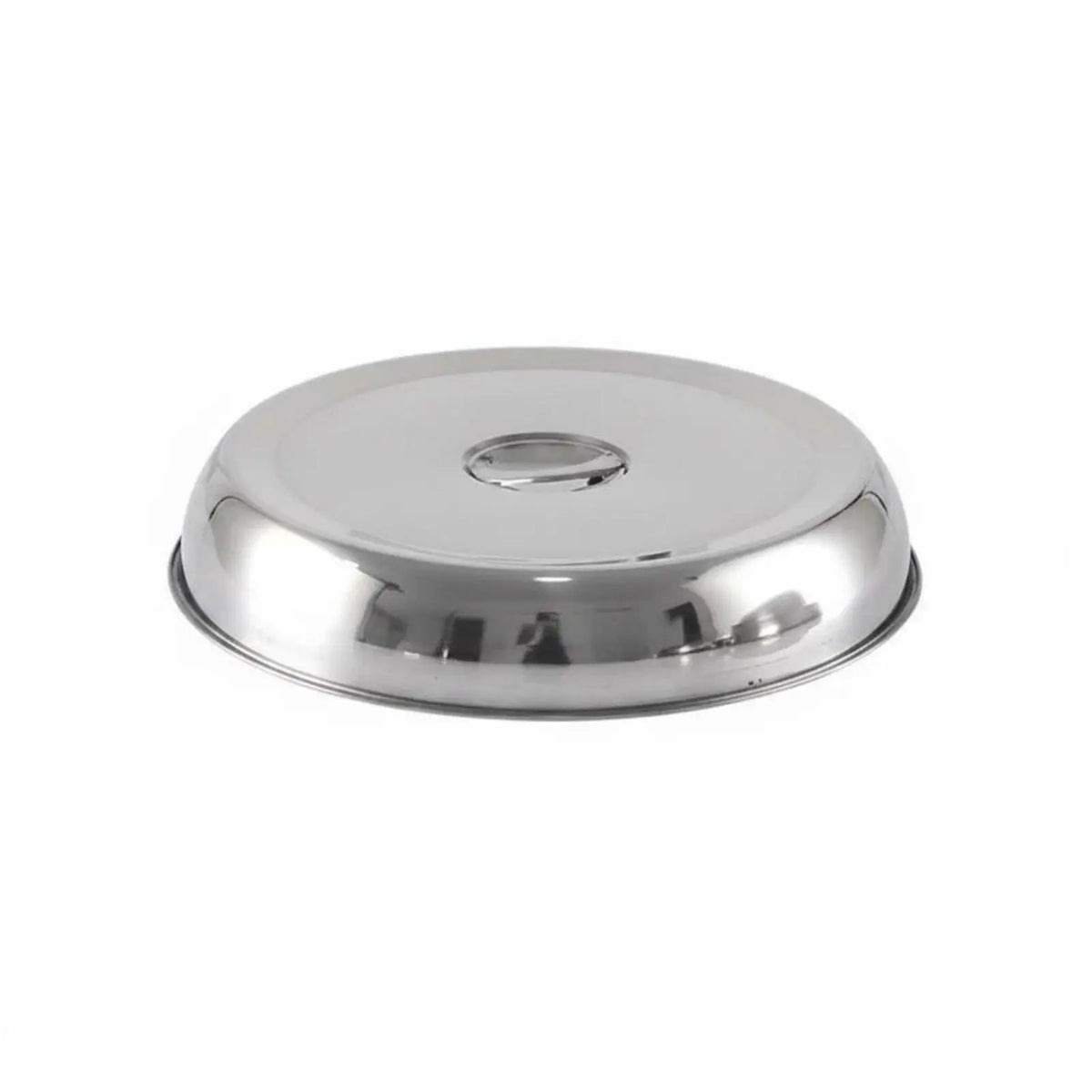 Round Stainless Steel Teppanyaki Cover – Heat Retention Lid