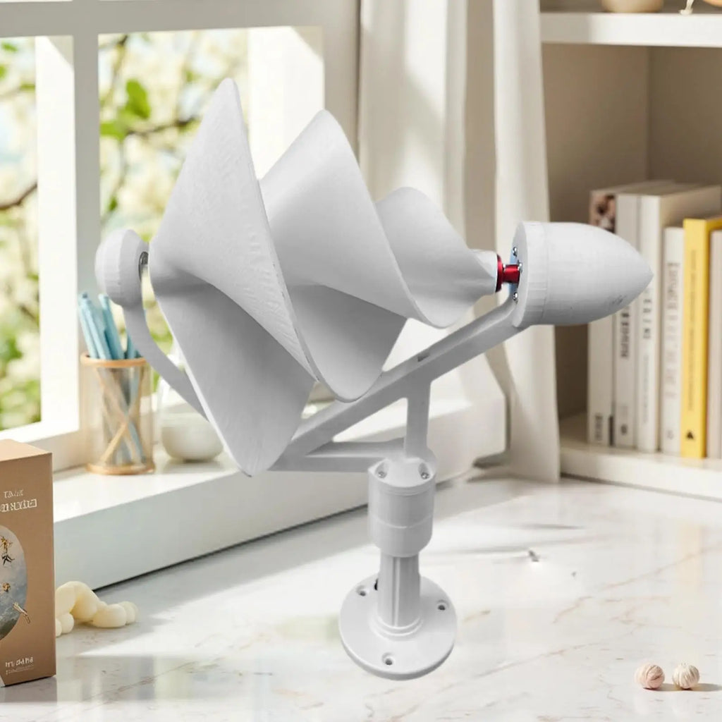 50W Archimedes Spiral Wind Turbine Generator – Compact DIY Kit