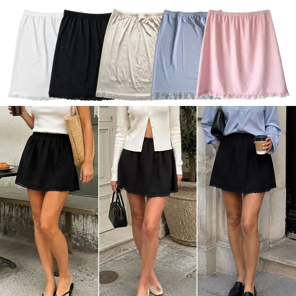Lace Half Slip Skirt – Lightweight Anti-Sheer Inner Liner