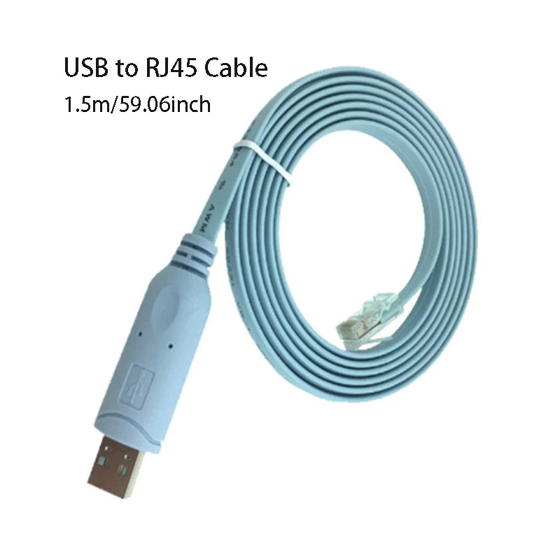 USB to RJ45 Console Cable RS232 Adapter for Cisco Huawei H3C