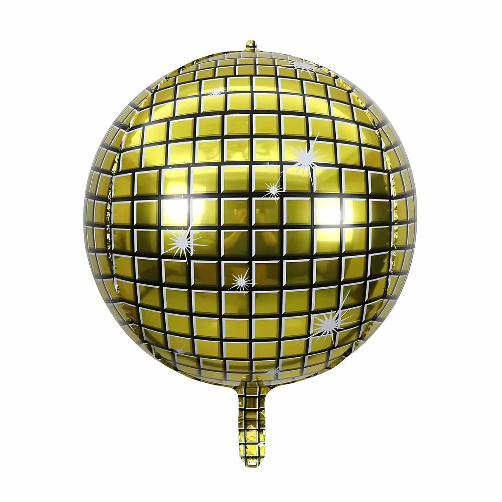 22" 4D Disco Ball Foil Balloons 20PCS – Laser Mylar Party Decor
