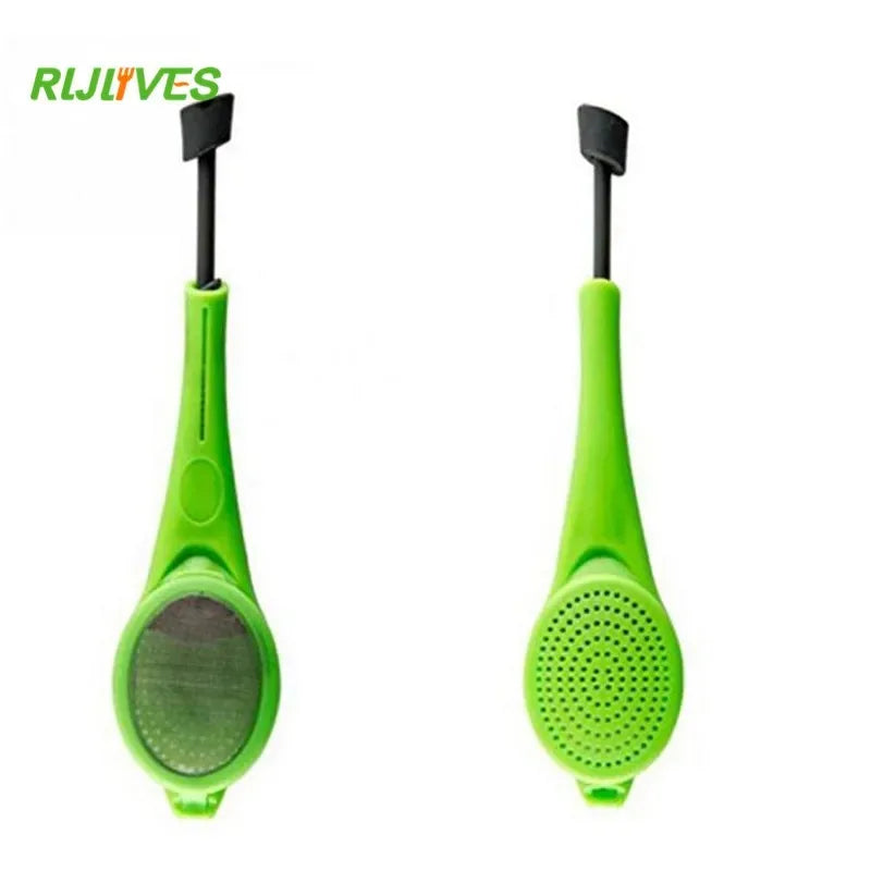 Silicone Tea Infuser – Measure, Steep, Swirl & Press Strainer