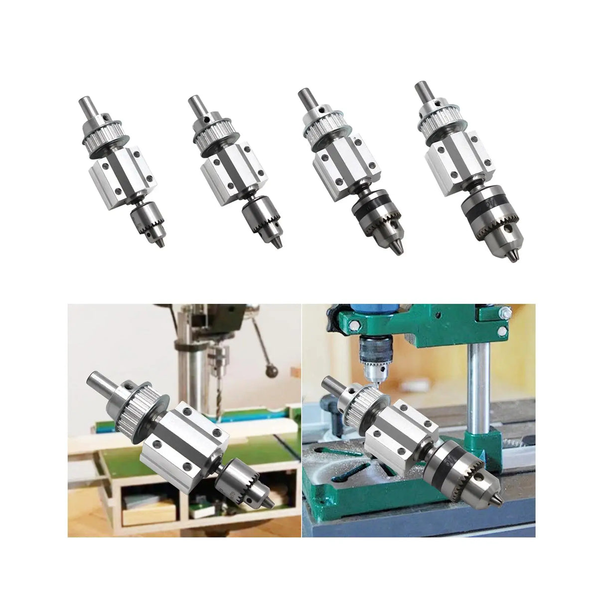 Drill Chuck Adapter Set – Quick-Change Spindle Assembly