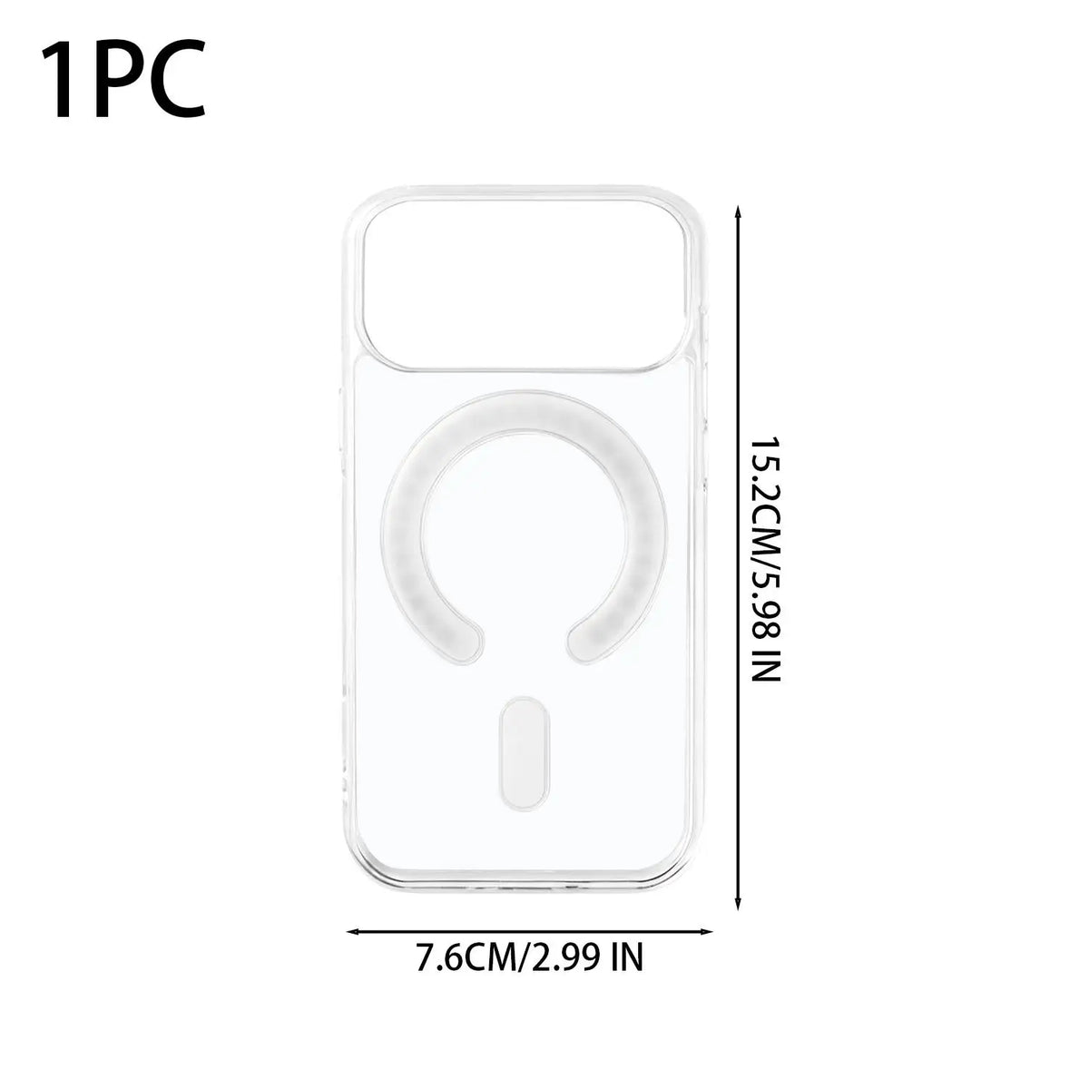 iPhone 18 Pro/Pro Max/Ultra Transparent Magnetic Hard PC Case