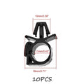 10-Piece Car Wiring Harness Fastener Cable Tie Clips