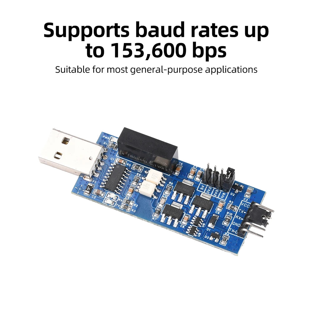 CH340 USB to TTL Isolated Serial Module | 5V 3.3V 1.8V
