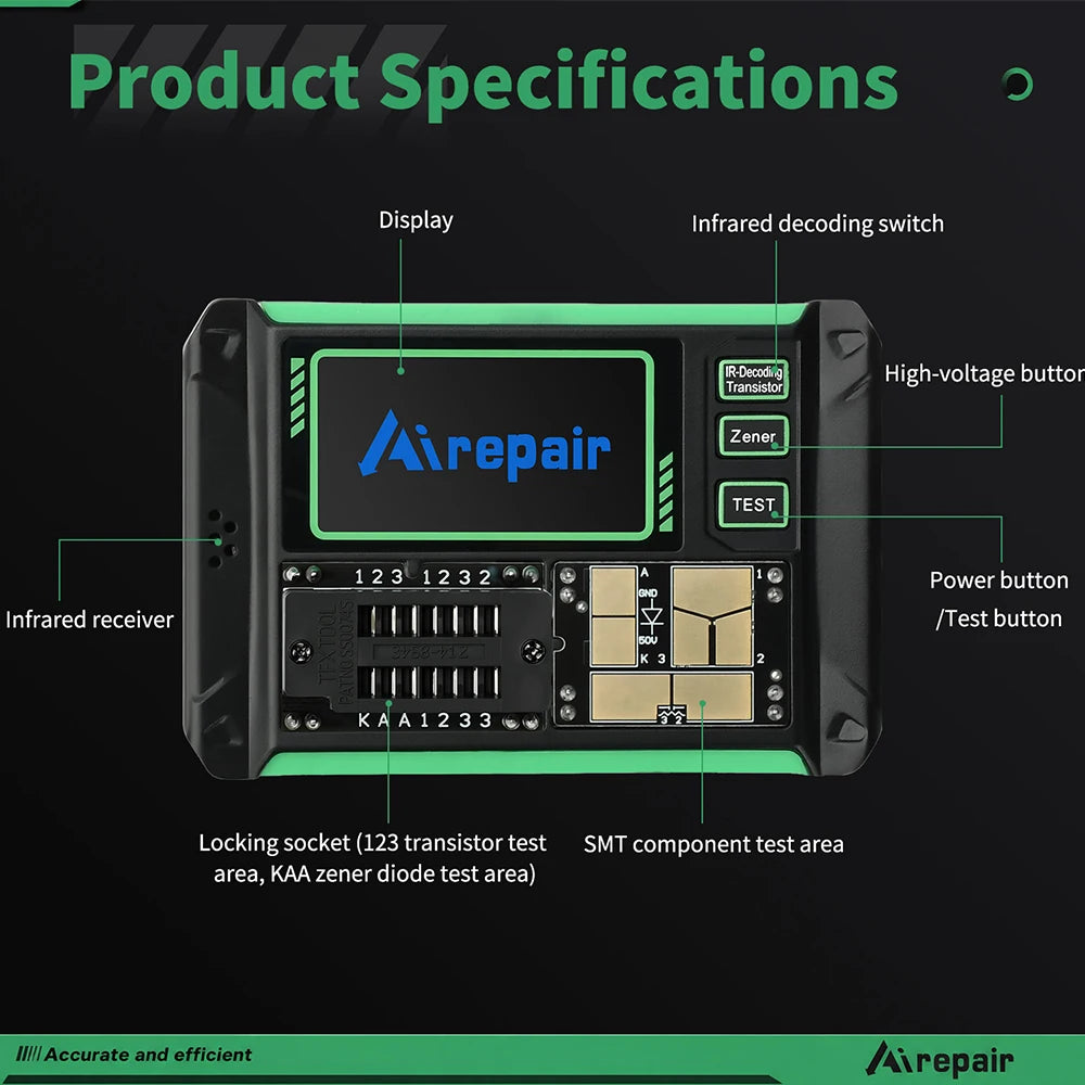 Gaqqee LCR-AR1 Multifunction Component Tester & Multimeter