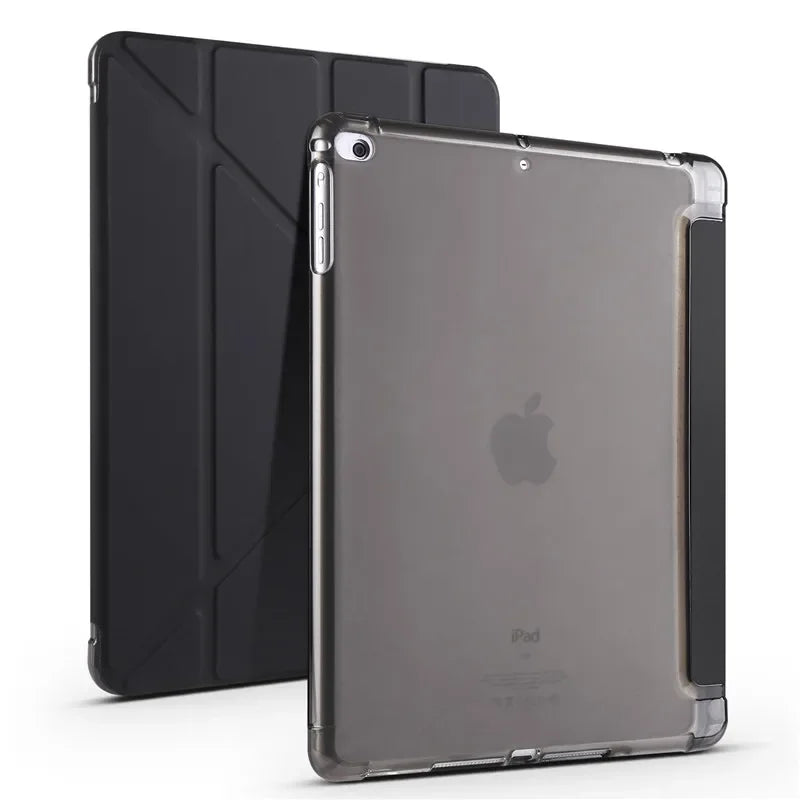 VIGENCIA iPad PU Leather Folio Case with Pen Holder Stand