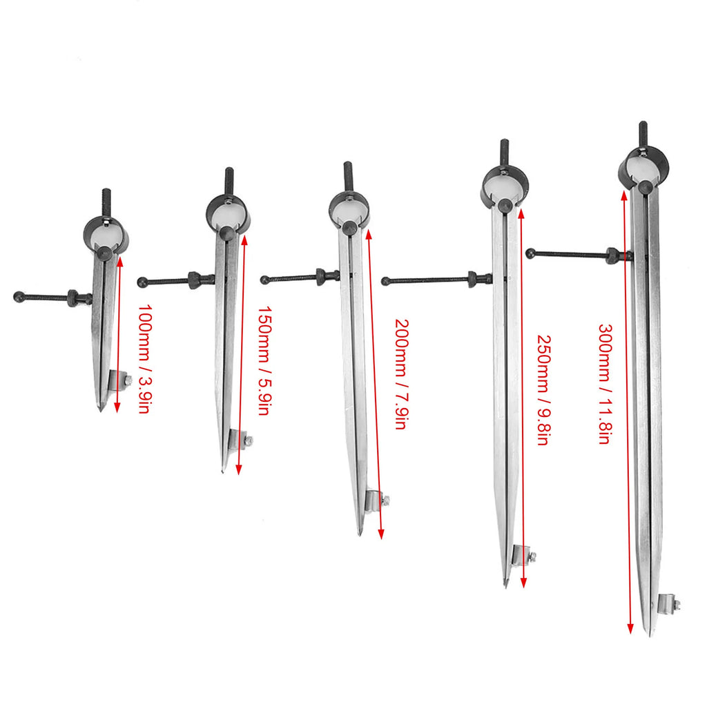 Carbon Steel Wing Divider Scriber & Drafting Tool – 5 Sizes