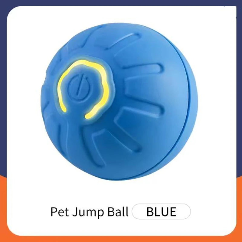 USB Rechargeable Interactive Pet Toy Ball – RGB LED for Dogs & Cats