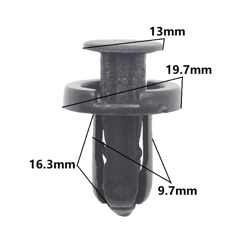 kkjoy Mixed Plastic Car Bumper Trim Retainer Clips 30/60 Pcs