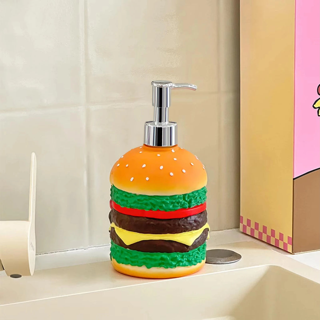 Hamburger Soap Dispenser – Fun Pump Bottle for Bathroom