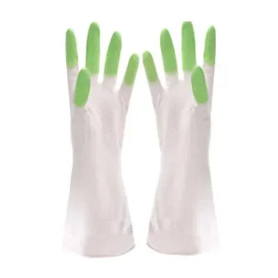Waterproof Rubber Dishwashing Gloves – Non-Slip Cleaning