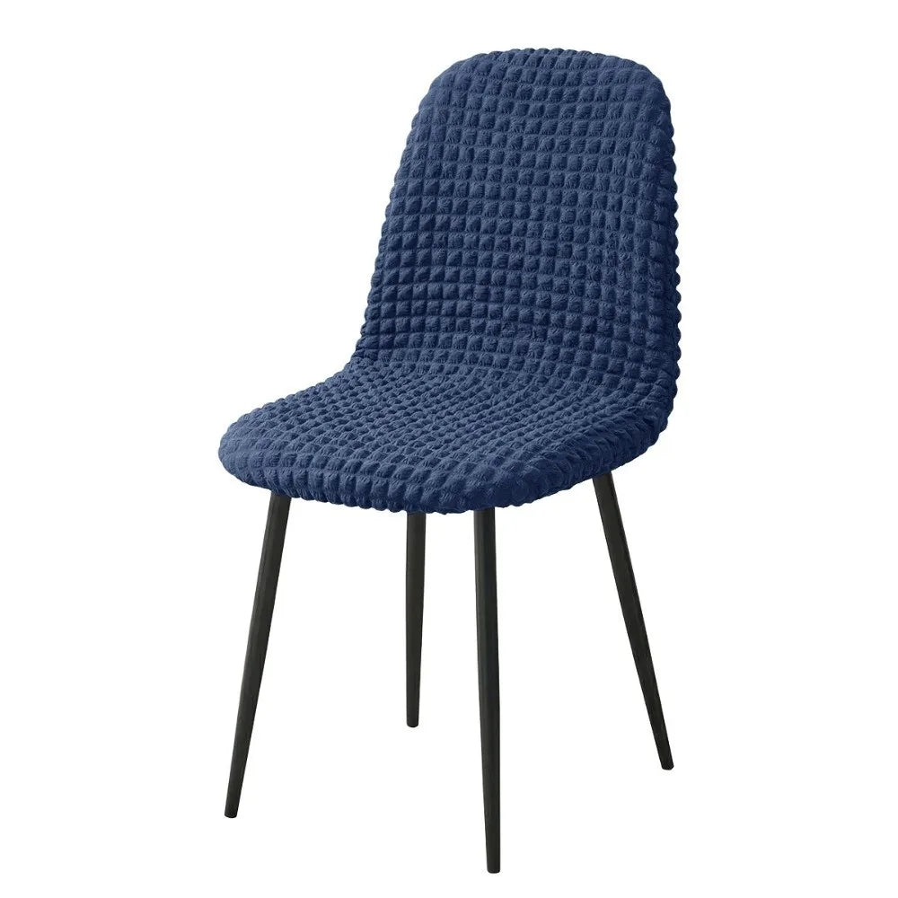 Stretchy Bubble Grid Dining Chair Cover | Universal Fit