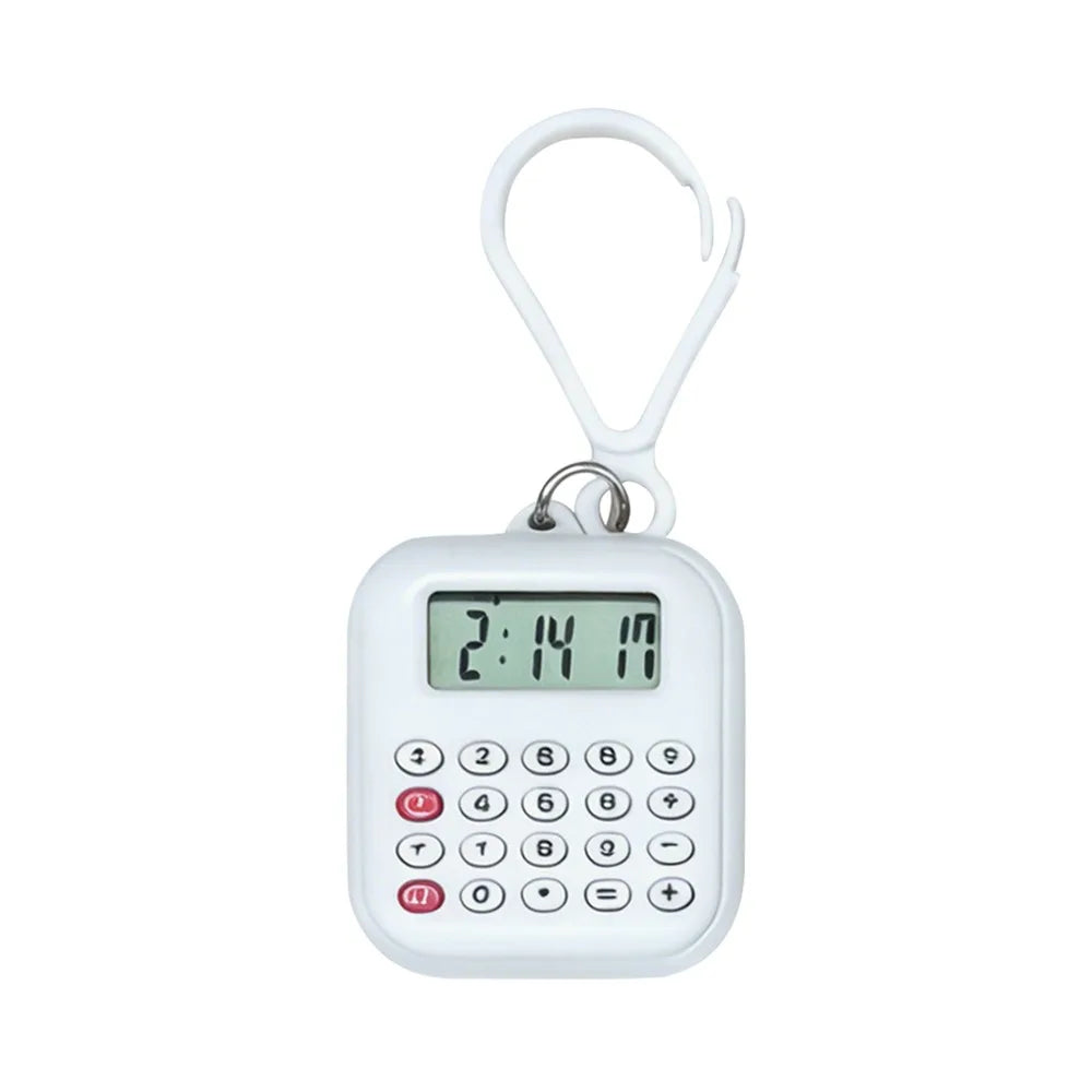 Mini Keychain Calculator – Portable 8-Digit Silent Button