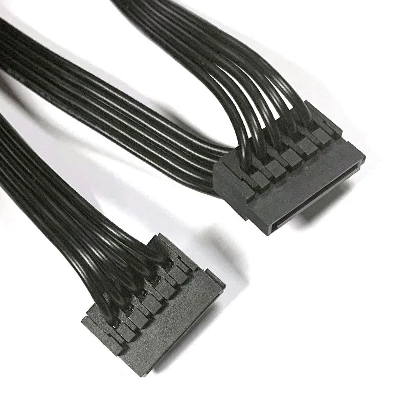 4-Pin Molex to 5x SATA Power Splitter Cable for DIY PC