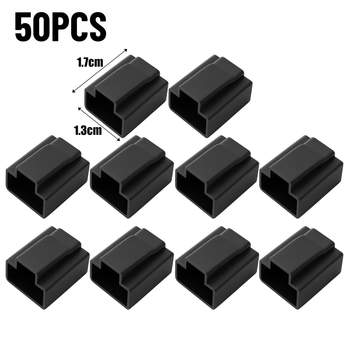 RJ45 Ethernet Connector Dust Caps – 10 to 50 Pack Protectors