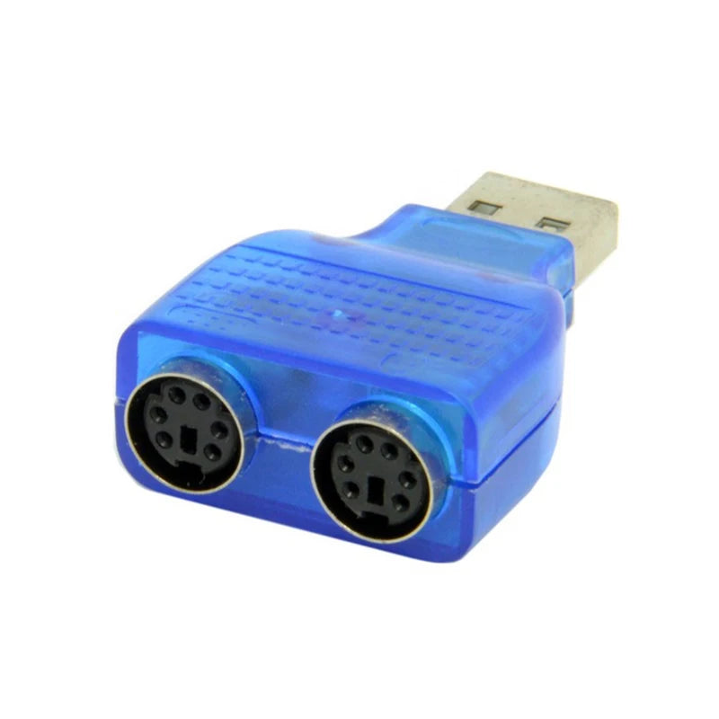 USB to Dual PS/2 Adapter – Keyboard & Mouse Cable Converter