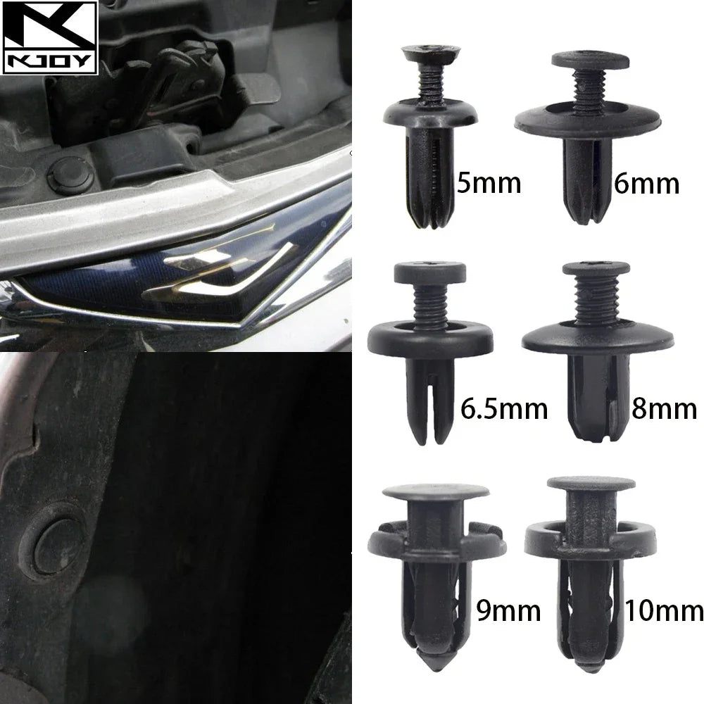 kkjoy Mixed Plastic Car Bumper Trim Retainer Clips 30/60 Pcs