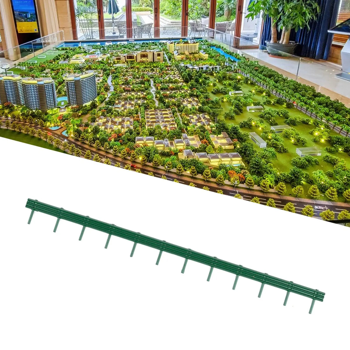 Miniature Road Railing Model – DIY Diorama & Train Scenery