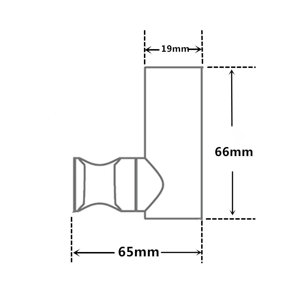 Brushed Gold Shower Head Socket Holder – ABS Wall Mount