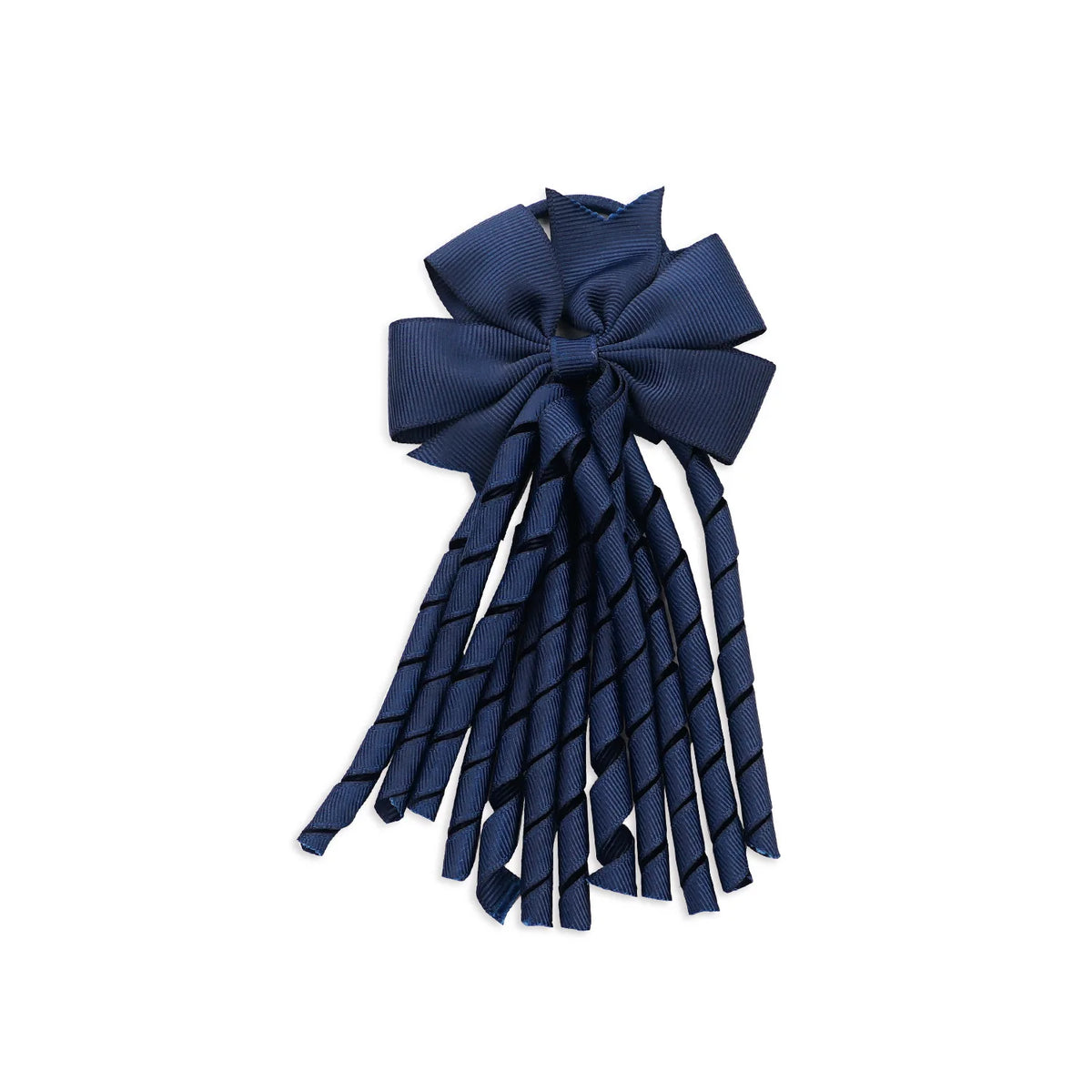 12-Pack Girls' Grosgrain Ribbon Bow Hair Ties | Cheerleading