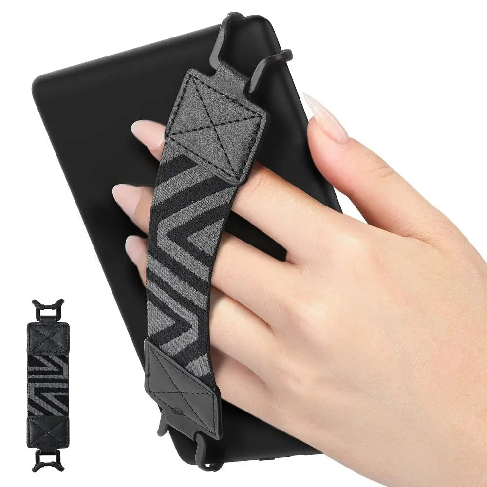 PU Leather eReader Hand Strap Grip for Kindle Kobo 6–8" Tablets