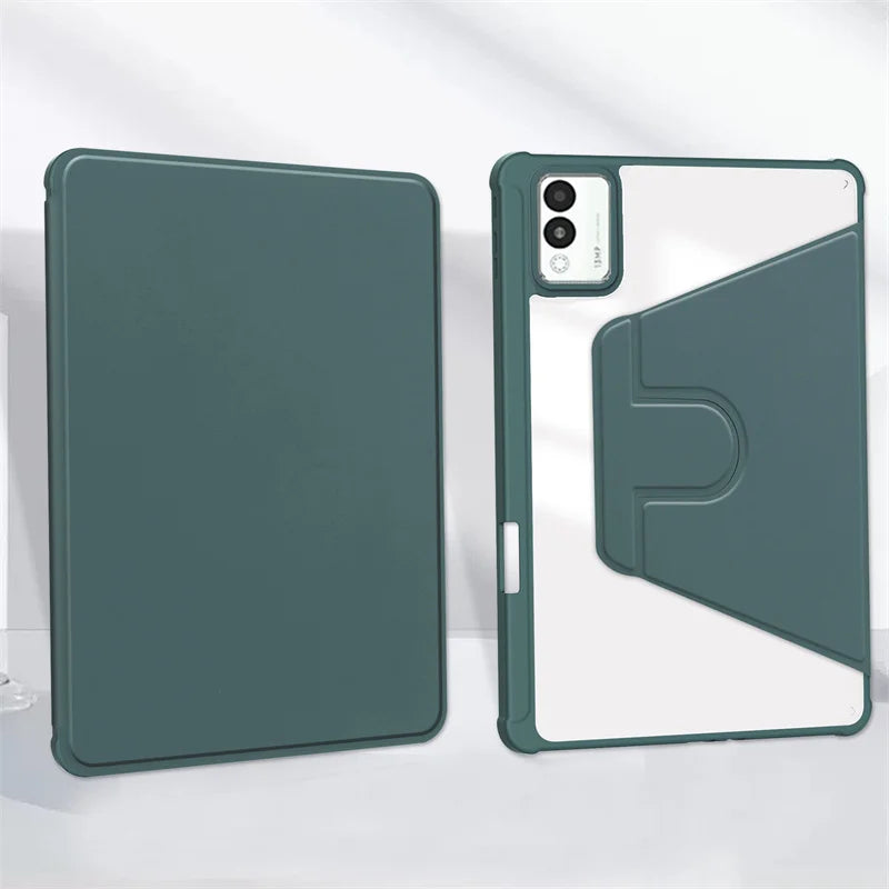 Tecno Megapad 11 Case – 360° Rotating Stand & Pencil Holder