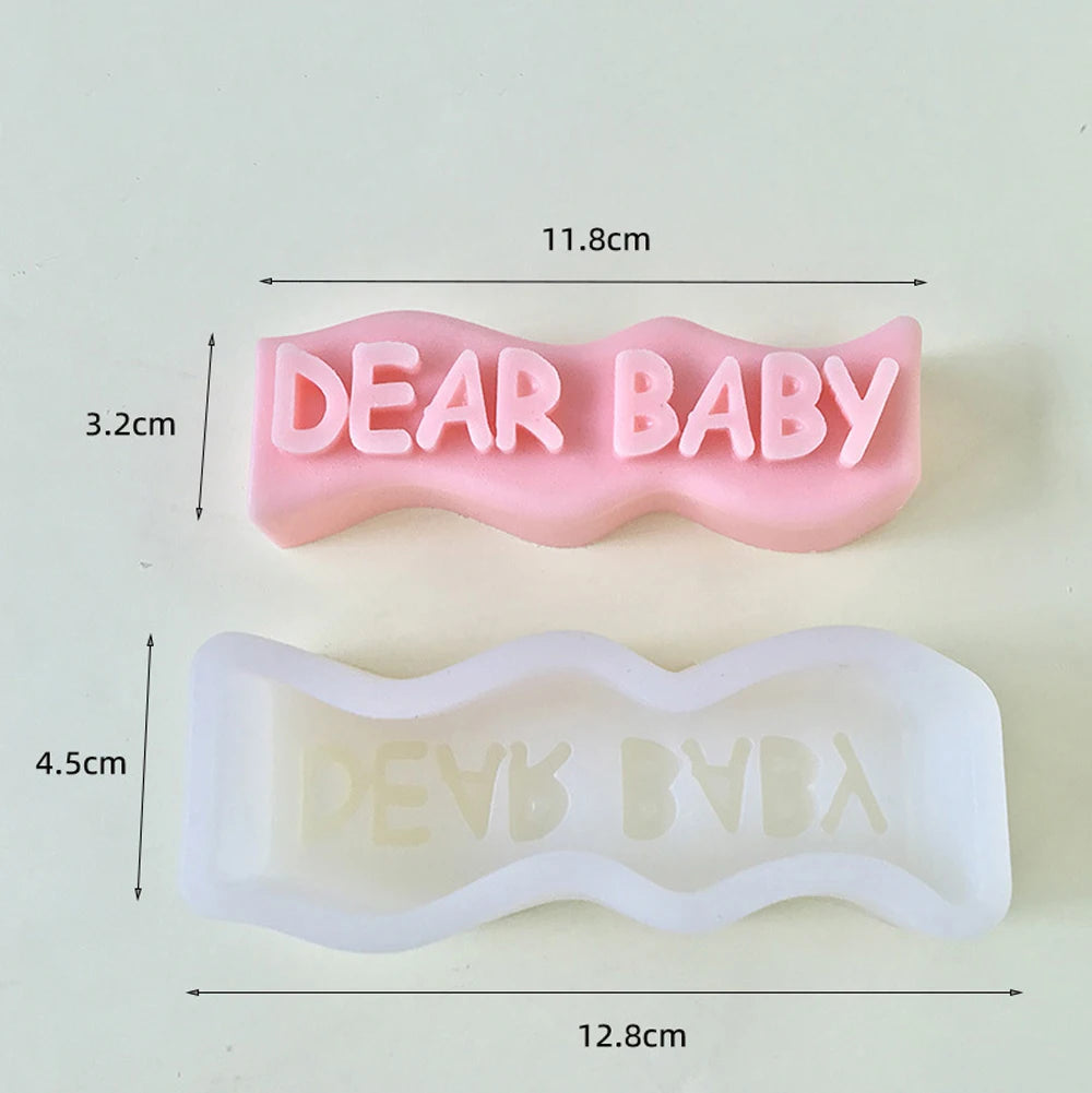 "I Love You" 3D Silicone Mold – Candle, Soap & Resin DIY