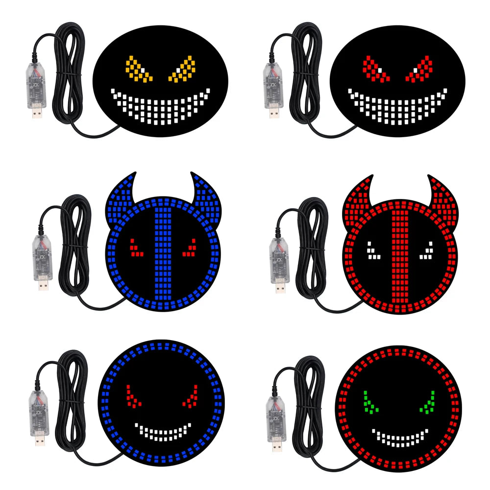 Devil's Eye LED Car Windshield Decorative Light | USB 5V